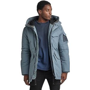 G-STAR Vodan gewatteerde parka met capuchon voor heren, Grijs (Axis D22713-D419-5781)