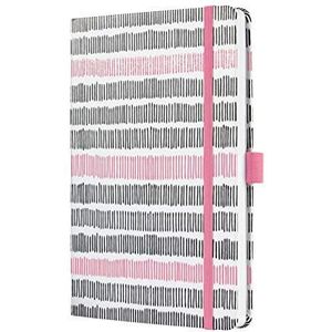 SIGEL J0311 Jolie 2020 weekkalender, hardcover, 13,5 x 20,3 cm, roze en zwart