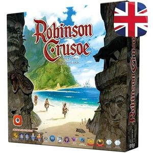 Robinson Crusoe - Adventures on the Cursed Island: Engels bordspel voor 1-4 spelers vanaf 14 jaar, speelduur 180 minuten