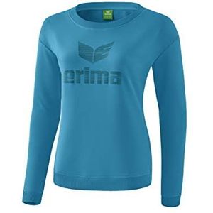 Erima Essential sweatshirt voor dames, Oosterse Blauw/Colonial Blauw