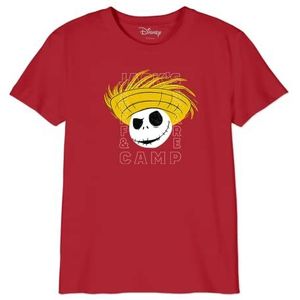 Disney T- Shirt Garçon, Rouge, 10 ans