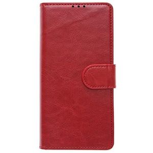 V-Design V-2-1 304 2 in 1 Flip Case voor Samsung S10 Plus in het rood met kaartsleuven en magneetsluiting van hoogwaardig kunstleer - compatibel met Samsung S10 Plus