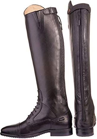 HKM Valencia 9217 unisex rijlaarzen leer normaal / extra breed zwart 42