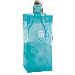 Gimex 17404 Ice Bag Basic koeler, 1 fles, 30 x 1 x 15 cm, blauw