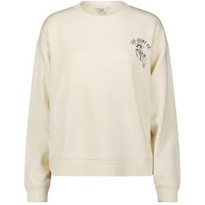 Lee Sweat-shirt Graphic Crew SWS pour femme, ecru, XL