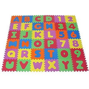 Puzzelmat Alfabet & Cijfers (86-delig) - Kleurrijk en Leerzaam