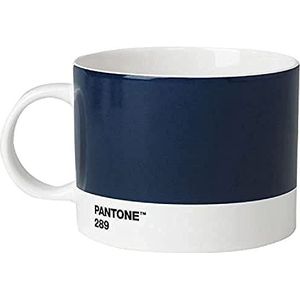 PANTONE Tea Cup, Thee/Koffiemok, Fijne China (Keramisch), 475 ml, Donkerblauw