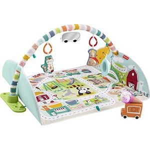 Fisher-Price GRV42 Speelmat voor baby's, uitbreidbaar, extra groot, van de stad, muziek, Lumiares en afneembaar speelgoed, vanaf de geboorte, GRV42 exclusief op Amazon