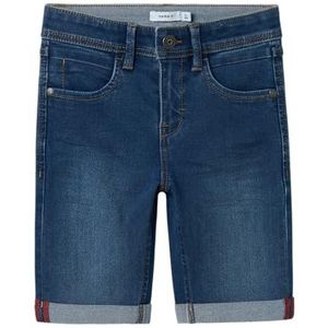 NAME IT Jongensshorts, middelblauw, denim, 170, denim blauw medium