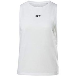 Reebok Ts Lightweight 2-in-1 tanktop voor dames, Wit.