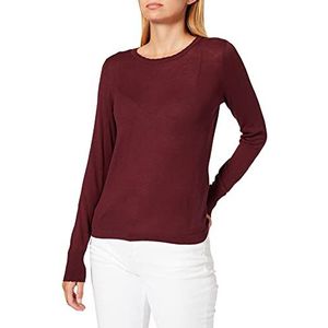 Vero Moda Vmlinnea Ls Pullover voor dames, ronde hals, Port Royal