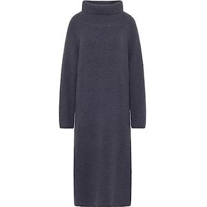 RISA Robe à manches longues en tricot Midi Lymoa, gris/bleu, XL-XXL