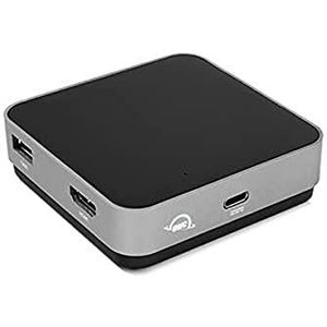 OWC USB-C Travel Dock met USB 3.2 Gen 1 (3.1 Gen 1) Type-C Grijs