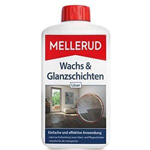 Mellerud Was- en glansverwijderaar - effectieve reiniging voor het bereiden van nieuwe glans- en verzorgingslagen voor zuurgevoelige oppervlakken - 1 x 1 liter