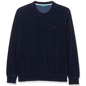 United Colors of Benetton Sweatshirt voor heren, blauw (marineblauw 901)
