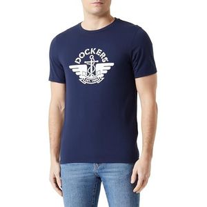 Dockers T-shirt graphique à manches courtes pour homme, bleu marine, XL