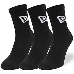 New Era Flag Crew uniseks sokken, zwart.