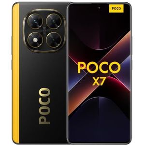 Xiaomi POCO X7 Smartphone, 12 + 512 GB, zwart, 50 MP handcamera met OIS, 5110 mAh batterij, IP68 (niet meegeleverd)