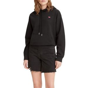 Levi's Standaard Sweatshirt Hoodie voor dames, Kaviaar