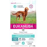 Eukanuba Daily Care Sensitive Digestion hondenvoer met gevoelige spijsvertering, maagvriendelijk met licht verteerbare rijst, 2,3 kg
