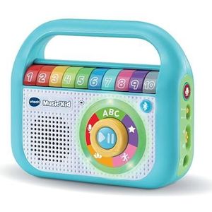 VTech - Music'Kid, Bluetooth-luidspreker voor kinderen, speelgoed, muziek, audio-speler voor kinderen – 2/6 jaar