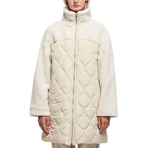 Urban Classics Oversized Sherpa gewatteerde jas voor dames, zacht tapijt, 4XL, Zachte mat