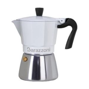 Barazzoni Moka Hybride koffiezetapparaat 3 Tz - Inductiegeschikt, Staal, 3 kopjes