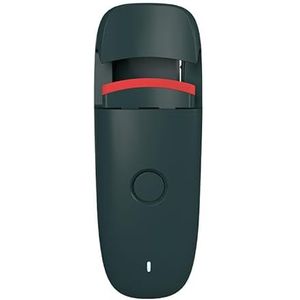 Recourbe-cils électrique rechargeable par USB, recourbe-cils électrique portable, boucles de longue durée, avec coussin en silicone, température constante et anti-brûlure, vert