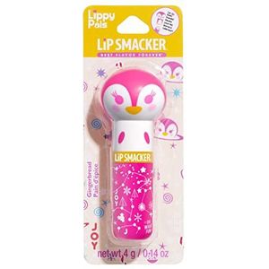 Lip Smacker Lippy Pals pinguïn, smakelijke lipgloss voor kinderen, diergeïnspireerd, hydraterend en gladmakend, om je lippen op te frissen, peperkoeksmaak