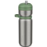 Mepal - Twist Sport thermosfles - Lekvrij - Drinken zonder morsen - Vacuüm geïsoleerd: 24 uur warm/12 uur koud - Waterfles - 600 ml - Mosgroen