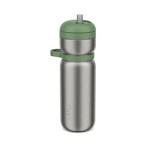 Mepal - Twist Sport thermosfles - Lekvrij - Drinken zonder morsen - Vacuüm geïsoleerd: 24 uur warm/12 uur koud - Waterfles - 600 ml - Mosgroen