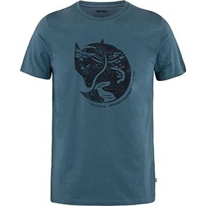 FJÄLLRÄVEN Arctic Fox T-shirt voor heren, maat M, Indigo blauw