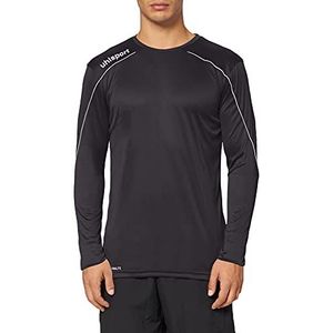 uhlsport Stream 22 shirt met lange mouwen voor heren, zwart/wit