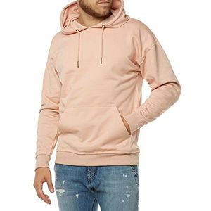 Urban Classics Oversized sweatshirt met capuchon, roze (lichttrose 823), medium heren, roze (lichtroze 823)