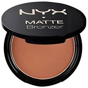 NYX Professional Makeup Compact bronzen poeder, lichaam en gezicht, mat, bronsvrij, zonder reflector, licht