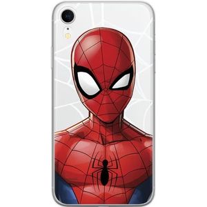 ERT GROUP Originele en officieel gelicentieerde Marvel Spider Man 012 iPhone XR telefoonhoes perfect aangepast aan de vorm van de mobiele telefoon, gedeeltelijk bedrukt