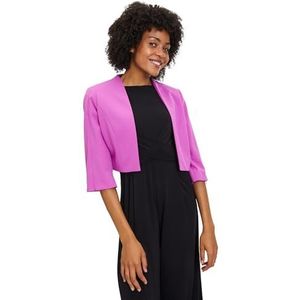 Vera Mont Veste Blazer sans fermeture pour femme, Pivoine vintage, 40