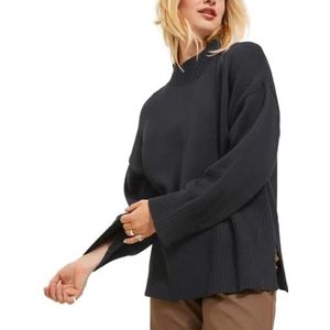 JJXX Jxsiana Twist High Neck Knit Noos Damestrui, zwart.