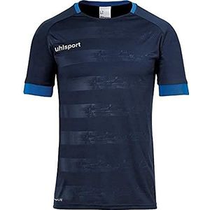 uhlsport Division trainingsshirt voor heren, marineblauw/azuurblauw