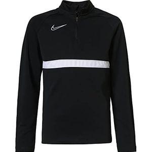 Nike DF Acd21 Dril Top T-shirt voor kinderen, zwart/wit/wit