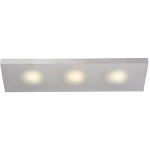 Lucide WINX-LED - Wandlamp voor badkamer – led – 3 x 7 W 3000 K – IP21 – opalin