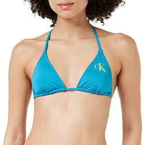 Calvin Klein Driehoekige beha voor dames, Helder turquoise