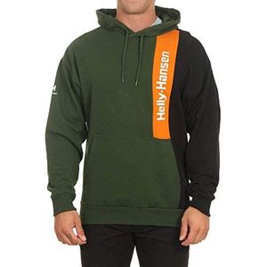 Helly Hansen Blocked uniseks hoodie voor heren, groen (454 Mountain Green)