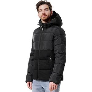 Street One MEN heren winterjas zwart l, zwart.