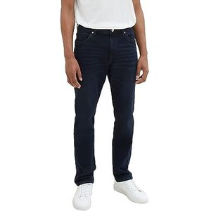 TOM TAILOR 1039119 Josh Regular Slim Jeans voor heren, 10170 - Blauw Zwart Denim