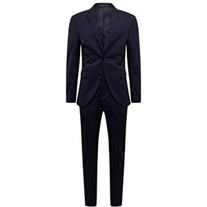 SELECTED HOMME Slhslim-mylologan Navy Suit B herenkostuum (2 stuks), blazer marineblauw, 50, marineblauw blazer