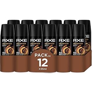 Axe Bodyspray Dark Temptation Deodorant voor heren, 35 ml, 12 stuks