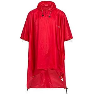 Deproc Active Poncho de pluie imperméable pour homme Couleur unie, Rouge, 4XL grande taille