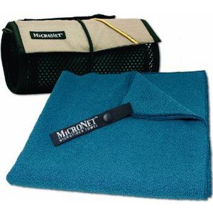 Micronet microvezel handdoek, maat XL, donkerblauw