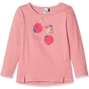 3 Pommes baby t-shirt voor meisjes, Roze (Medium Rose 34)